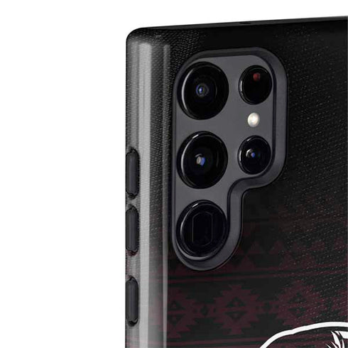 Florida State University Pattern Jersey Galaxy S22 Ultra Pro Case