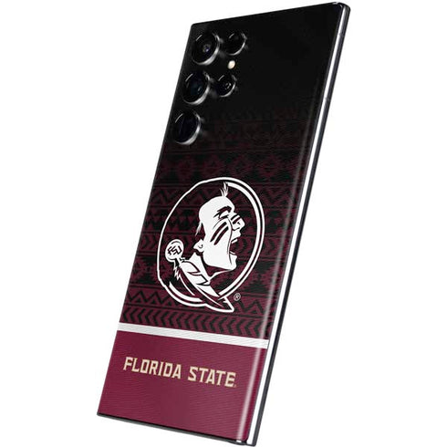 Florida State University Pattern Jersey Galaxy S22 Ultra Skin