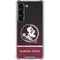 Florida State University Pattern Jersey Galaxy S23 Clear Case