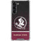 Florida State University Pattern Jersey Galaxy S23 FE Clear Case