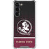 Florida State University Pattern Jersey Galaxy S23 FE Clear Case