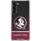 Florida State University Pattern Jersey Galaxy S23 Plus Clear Case