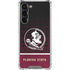 Florida State University Pattern Jersey Galaxy S23 Plus Clear Case