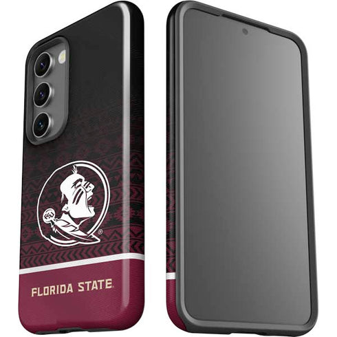 Florida State University Pattern Jersey Galaxy S23 Plus Pro Case