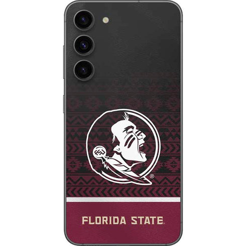 Florida State University Pattern Jersey Galaxy S23 Plus Skin