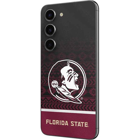 Florida State University Pattern Jersey Galaxy S23 Skin