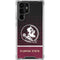 Florida State University Pattern Jersey Galaxy S23 Ultra Clear Case