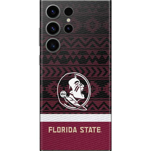 Florida State University Pattern Jersey Galaxy Skins