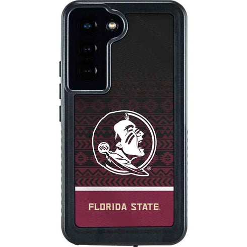 Florida State University Pattern Jersey Galaxy S23 Waterproof Case