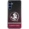 Florida State University Pattern Jersey Galaxy S24 Clear Case