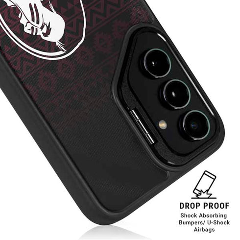 Florida State University Pattern Jersey Galaxy S24 Plus Kickstand Case