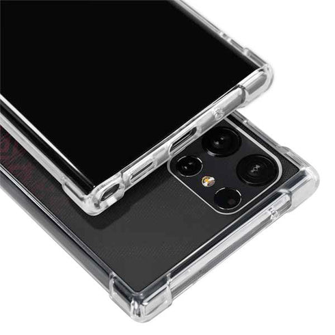 Florida State University Pattern Jersey Galaxy S24 Ultra Clear Case