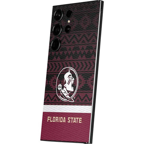 Florida State University Pattern Jersey Galaxy S25 Ultra Skin