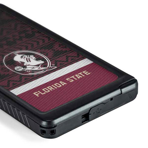 Florida State University Pattern Jersey Galaxy S24 Ultra Waterproof Case