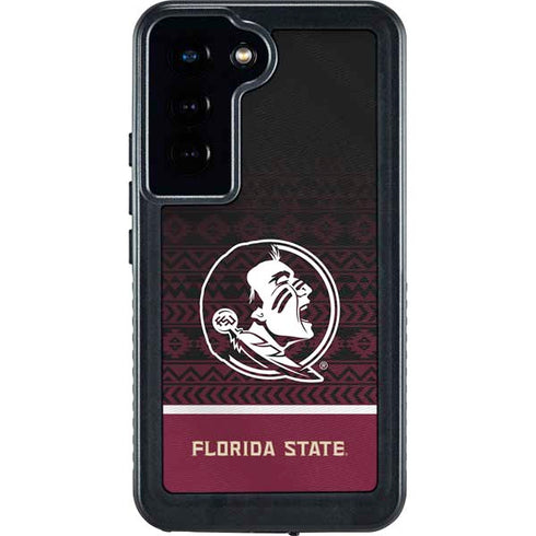 Florida State University Pattern Jersey Galaxy S24 Waterproof Case