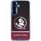 Florida State University Pattern Jersey Galaxy S25 Clear Case