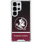 Florida State University Pattern Jersey Galaxy S25 Ultra Clear Case