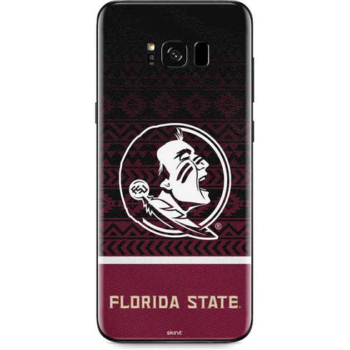 Florida State University Pattern Jersey Galaxy S8 Skin
