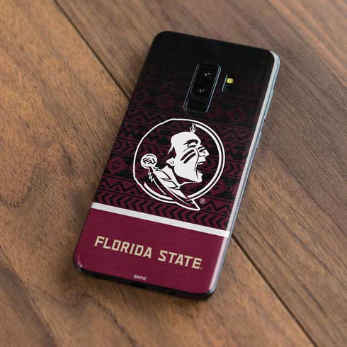Florida State University Pattern Jersey Galaxy S9 Plus Skin