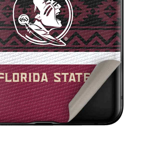 Florida State University Pattern Jersey Galaxy Z Flip Skin