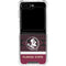 Florida State University Pattern Jersey Galaxy Z Flip5 5G Clear Case