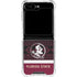 Florida State University Pattern Jersey Galaxy Z Flip5 5G Clear Case