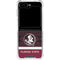Florida State University Pattern Jersey Galaxy Z Flip6 Clear Case