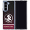 Florida State University Pattern Jersey Galaxy Z Fold5 5G Clear Case