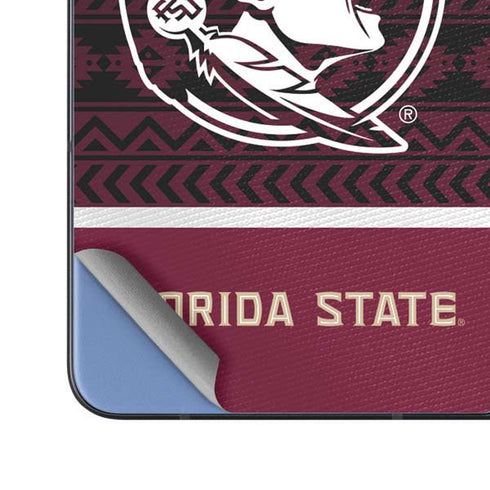 Florida State University Pattern Jersey Galaxy Z Fold5 5G Skin