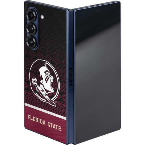 Florida State University Pattern Jersey Galaxy Z Fold6 Skin