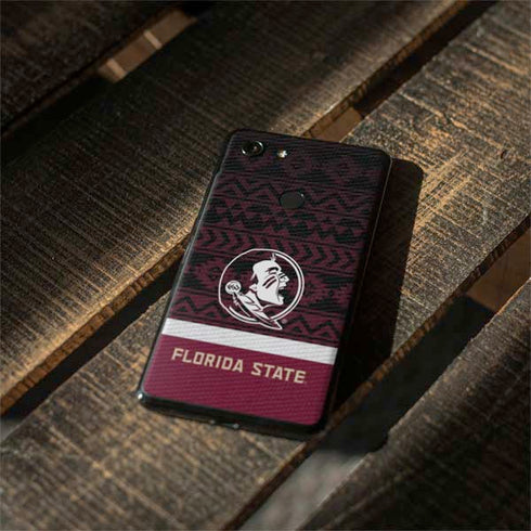 Florida State University Pattern Jersey Google Pixel 3 Skin