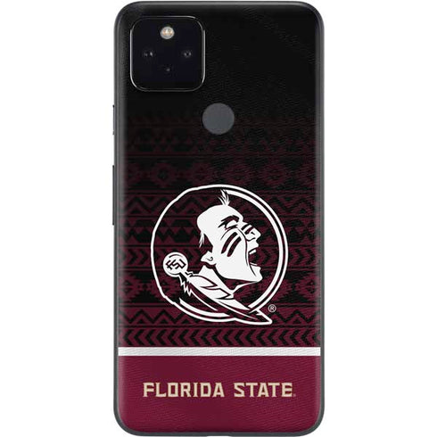 Florida State University Pattern Jersey Google Pixel 5a Skin