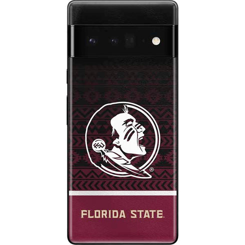 Florida State University Pattern Jersey Google Pixel 6 Pro Skin