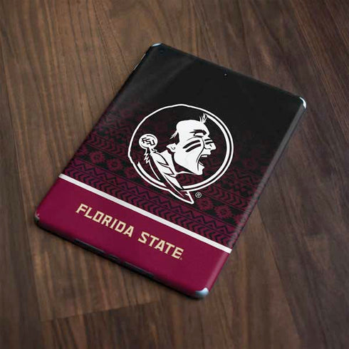 Florida State University Pattern Jersey Apple iPad Skin