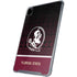 Florida State University Pattern Jersey iPad Pro 12.9in (2020) Clear Case