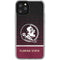 Florida State University Pattern Jersey iPhone 11 Pro Clear Case