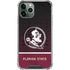 Florida State University Pattern Jersey iPhone 11 Pro Max Clear Case