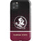 Florida State University Pattern Jersey iPhone 11 Pro Max Impact Case