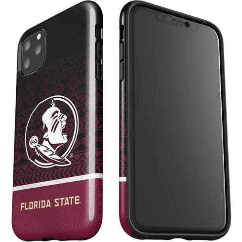 Florida State University Pattern Jersey iPhone 11 Pro Max Impact Case