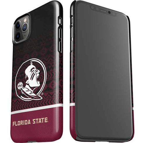 Florida State University Pattern Jersey iPhone 11 Pro Max Lite Case