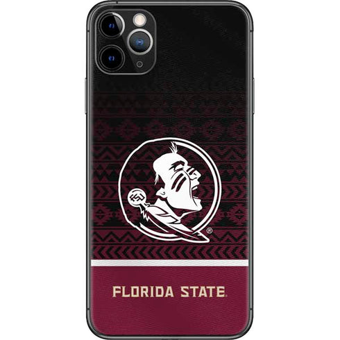 Florida State University Pattern Jersey iPhone 11 Pro Max Skin