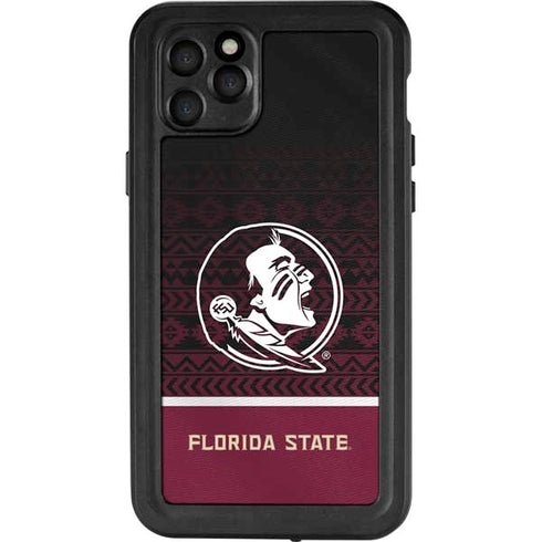 Florida State University Pattern Jersey iPhone 11 Pro Max Waterproof Case