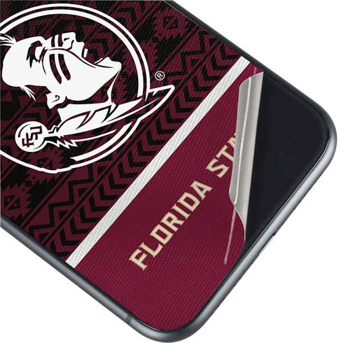 Florida State University Pattern Jersey iPhone 11 Skin