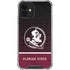 Florida State University Pattern Jersey iPhone 12 Clear Case