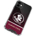 Florida State University Pattern Jersey iPhone 12 Clear Case