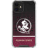 Florida State University Pattern Jersey iPhone 12 Mini Clear Case