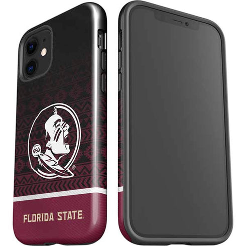 Florida State University Pattern Jersey iPhone 12 Mini Impact Case