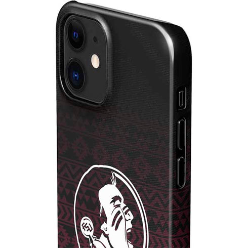 Florida State University Pattern Jersey iPhone 12 Mini Lite Case
