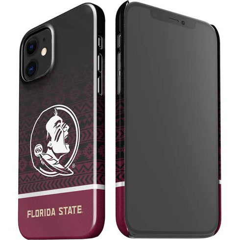 Florida State University Pattern Jersey iPhone 12 Mini Lite Case