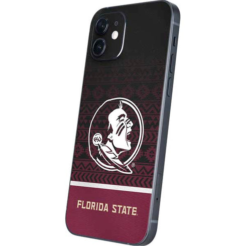 Florida State University Pattern Jersey iPhone 12 Mini Skin